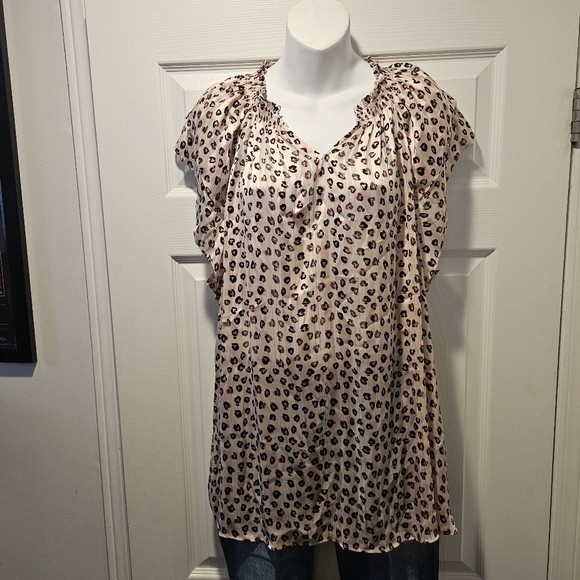 NWOT. Stella & Dot sleeveless top. Pink. XL - Picture 2 of 5